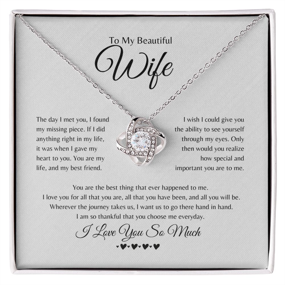 Wife | Love Knot | Found My Missing Piece